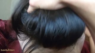 [Amateur] CUM dripping out of her NOSE!! INTENSE pov THROATFUCK for sukisukigirl-9