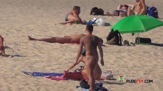 Dame naturist masturbation at strand  3-3