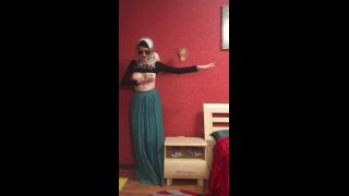 Virtik Baby in 029 Muslim Woman Dances Oriental Dance and Exposes her Breasts on teen -9
