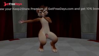 Sexy cat from VR chat suddenly gets a boner while dancing-7