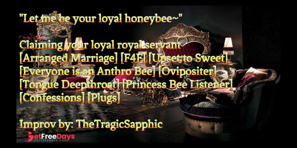 Claiming your loyal royal servant Arranged Marriage F4F Upset to Sweet