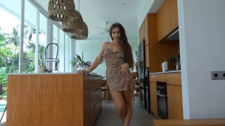 Deep Blowjob, Handjob And Titty Fuck From A Passionate Brunette In A Leopard Dress 1080p-0