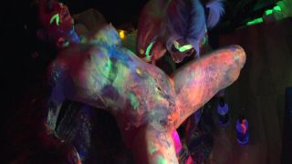 porn video 33 femdom media Black Light Dildos, black on black porn-6