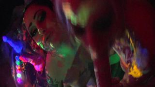 porn video 33 femdom media Black Light Dildos, black on black porn-8