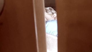 Spying horny blonde roommate fingering pussy till orgasm on the bed - Masturbation-5