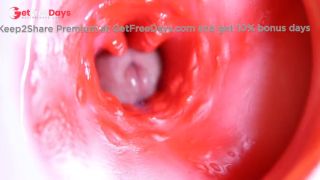 A big red cock inside a juicy hole can give sperm at any moment-1