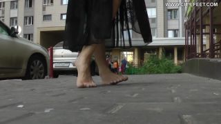 adult video clip 13 kendra james femdom City Feet – Hot brunette in a black dress. Part 2., fetish on brunette girls porn-2