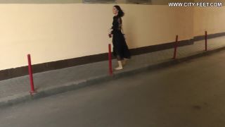 adult video clip 13 kendra james femdom City Feet – Hot brunette in a black dress. Part 2., fetish on brunette girls porn-3