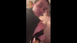 Verified Amateurs Stepbro suprises his stepsis guess with what -0