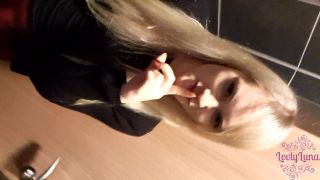 MyDirtyHobby presents LovlyLuna in Cute Teen Public Masturbation and Blowjob @ McDonald’s Public!-4