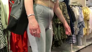 Sexy daughter shopping around with fat mother Voyeur!-1