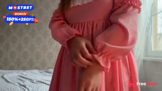 [GetFreeDays.com] in a pink dress and cute panties Porn Video December 2022-0