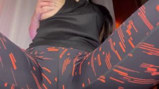 Exclusive He Helps Me Climax After Desperate Solo Toy Play in Leggings  FULL VIDEO-3