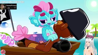 Jazziuu - Mermaid wants to fuck a good furry cock and gets pregnant (CanaryPrimary animation) - Jazziuu-5