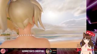 [GetFreeDays.com] Busty blonde gets turned on by seeing a huge cock on the beach Bewyx animation - Jazziuu Adult Leak January 2023-2