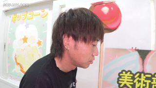 Reducing Mosaic HUNTC-321 『壁尻展覧会』美術部の文化祭の特設コーナーは女子部員たち自らの生尻を展示する壁尻！見て触れて挿れて楽しめるスケベすぎる芸術作品の展覧会！-1