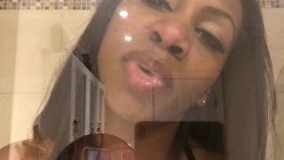 ASMR – Glass Kissing – Ass Worship – Wet Mouth Sounds – EbonyLovers  1080p *-0