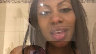 ASMR – Glass Kissing – Ass Worship – Wet Mouth Sounds – EbonyLovers  1080p *-2