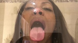 ASMR – Glass Kissing – Ass Worship – Wet Mouth Sounds – EbonyLovers  1080p *-7