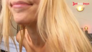 Blonde Young German Teen Bitch POV BlowJob and Fuck-9