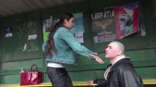 Pt2MiraCuckold - Public Face Slapping At A Bus Stop-7