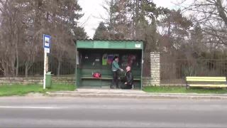 Pt2MiraCuckold - Public Face Slapping At A Bus Stop-8