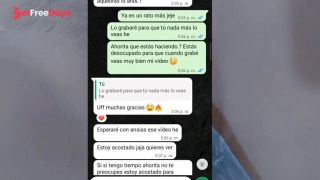 Conversacin con un suscriptor me regala un dildo y le pido que me masturbe hasta el orgasmo-1