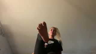 b_findom 27-07-2020 Giantess shrunken man in sweaty foot custom. foot -6