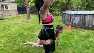 free xxx video 26 cuckold fetish Mistress Glamorous – Walk with my puppy ChihuahuaSU, lesbian humiliation on fetish porn-0