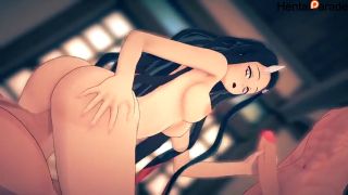 Decensored First Gangbang for Nezuko Hentai Demon Slayer Uncensored-5