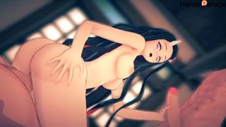 Decensored First Gangbang for Nezuko Hentai Demon Slayer Uncensored-7