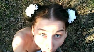 Laruna Mave in 037 Outdoor Forest Blowjob  Gagging on Cock, Facial Cumshot, we were Caught#o# | blowjob | blowjob porn -3