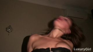 Hot Girl In Corset Masturbating, Doing Blowjob And Fucking At Night  Pov 1080p-8