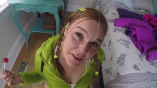 M@nyV1ds - DirtyKristy - Lollipop Deepthroat Blowjob and Facial-8