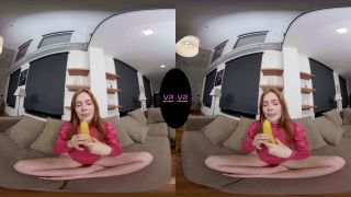 Jia Lissa Plays With Banana-0