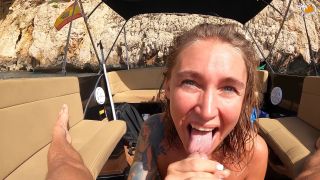 Naughty Couple Have Fun On Boat Licking Each Other. Yuli Swallows Cum 1080p-9