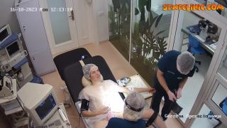 [sexeclinic.com] Doctor gives wife gyno exam with husband in room porn video keep2share k2s video-5