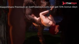 [GetFreeDays.com] Tied Up Cuck Boyfriend Watches His Redhead Girlfriend Fucked by Monster Cock Furry Monsters Adult Leak November 2022-8