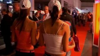 Two young Seventeen girls on a sex exhibition Public!-2