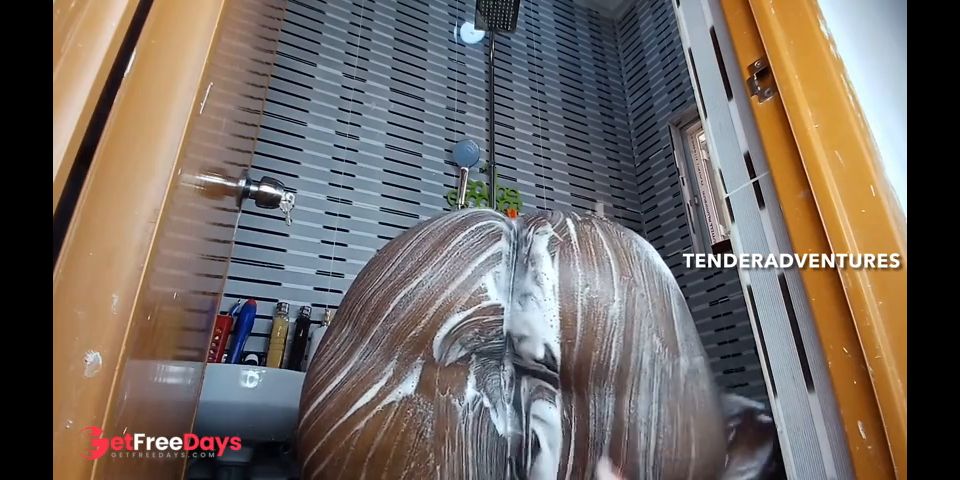 The Hottest Shower Sex Ever With Big Booty Black Beauty. POV - Cum in Mouth