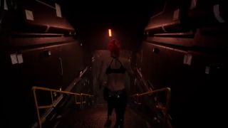 Doggystyle huge creatures in a dark abandoned building want to fuck a girl-0