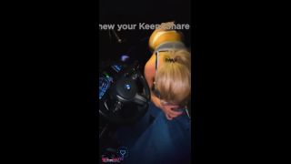 Slutty Girl sucking Dick in Car and Swallow all his Cum for driving her home - Tara Secret-6