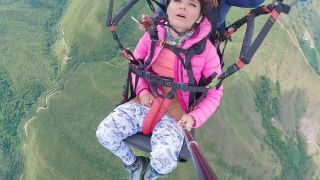 Squirting While Paragliding In 2200 M Above The Sea  7000 Feet 1080p-5