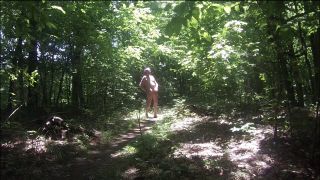 MemphisShowOff - Risky walk and JO on a public trail at a scenic area-5