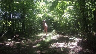 MemphisShowOff - Risky walk and JO on a public trail at a scenic area-6