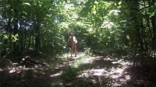 MemphisShowOff - Risky walk and JO on a public trail at a scenic area-7