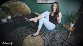 free porn video 47 Stella Liberty - Relax And Dangle, foot fetish office on pov -9