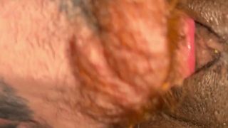 WHITEBOISWAG219 - A View you don’t want to miss!! Ebony Step Mom Getting her pussy ate by her White Step Son-1