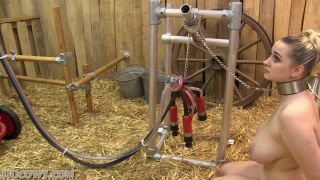 porn video 42 HuCows – Clara – red cow milker on fetish porn lipstick fetish-5