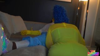 adult video 6 GIbbyTheClown Gibby Simpson Gets Throated By Margeeeee , big cocks fuck hard ass on milf porn -5